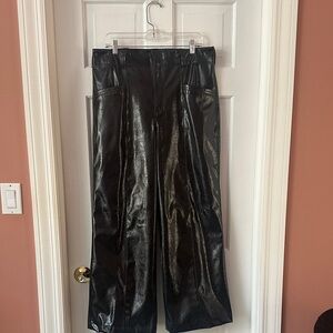 Free People Black Flare Pants